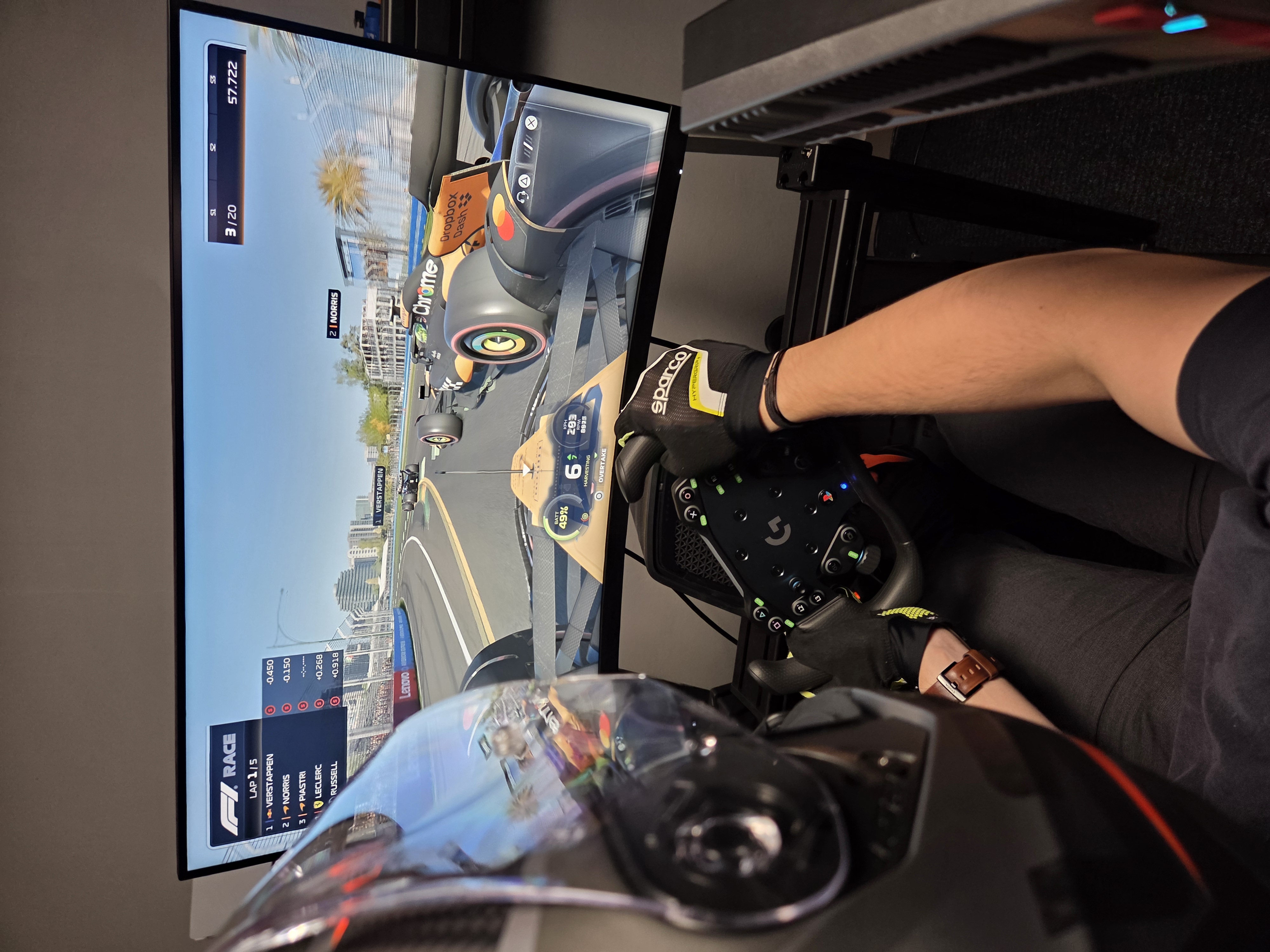 Gameplay na simulátoru